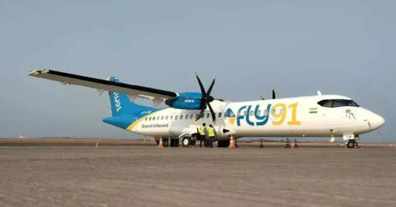 ഒടുവിൽ കേരളത്തിലെത്തി ആ ‘മലയാളി’ വിമാനം; ഫ്ലൈ 91 കൊച്ചിയിൽ