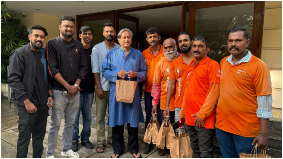 ഇഡ്ഡലി സ്വപ്നം യാഥാർത്ഥ്യമാക്കിയ സർപ്രൈസ്; തരൂരിനെ ഞെട്ടിച്ച് സ്വിഗ്വി