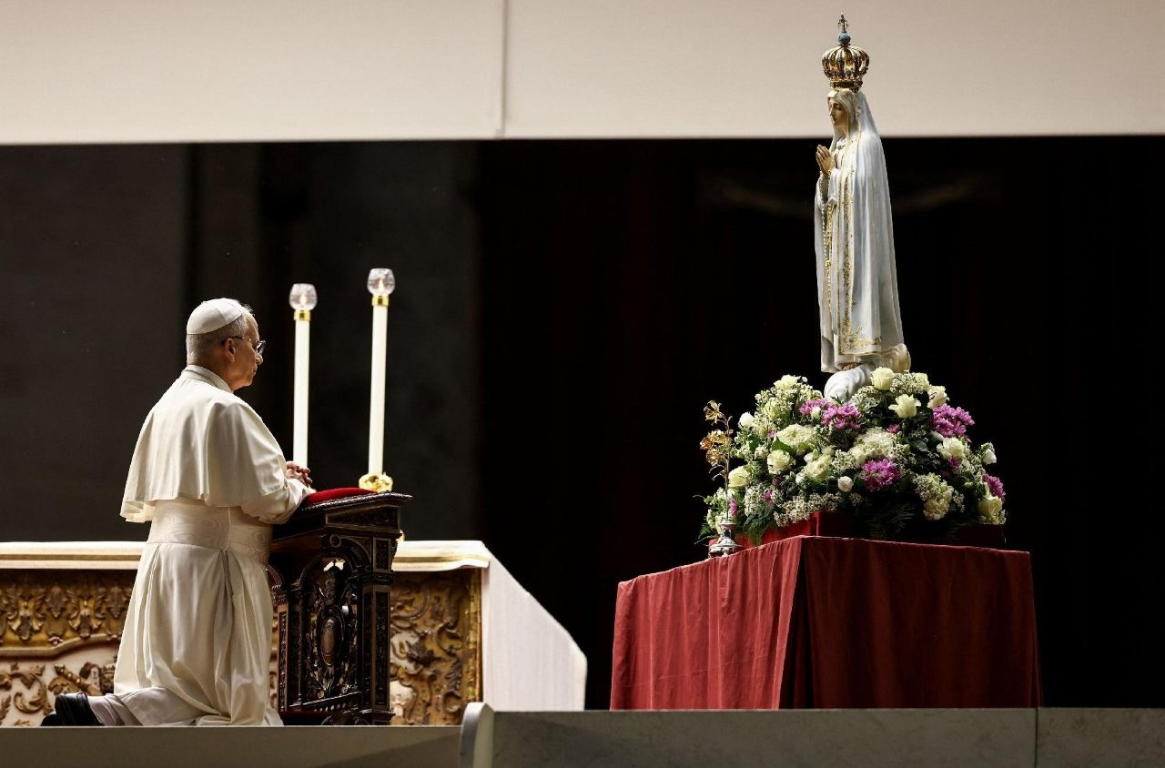 മരിയൻ ആദ്ധ്യാത്മികതയുടെ ജൂബിലി ആഘോഷത്തിന്റെ ഭാഗമായി ഫാത്തിമാ മാതാവിന്റെ തിരുസ്വരൂപം റോമിൽ