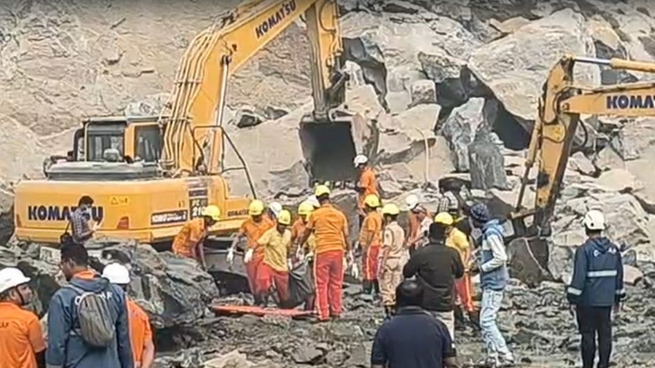 ക്വാറിയിൽ വൻ സ്ഫോടനം: ഒഡീഷയിൽ രണ്ട് മരണം; നിരവധി തൊഴിലാളികൾ കുടുങ്ങിക്കിടക്കുന്നു