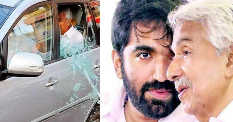 സ്മരണ വേണം; ഉമ്മൻ ചാണ്ടിക്കെതിരായ കല്ലേറ് ചിത്രം കവർ ഫോട്ടോയാക്കി ചാണ്ടി ഉമ്മൻ