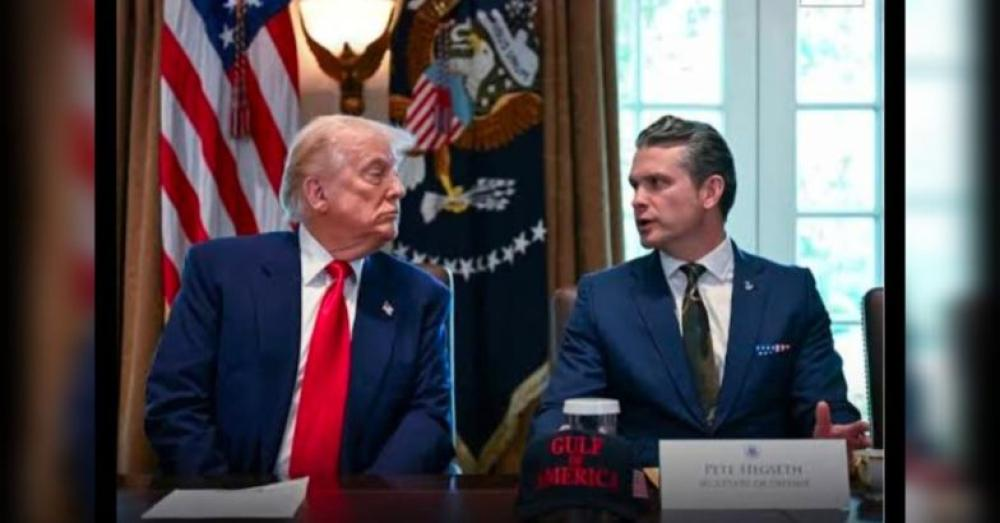 ലോകഭൂപടം തിരുത്തിവരച്ച് ട്രംപ് ഭരണകൂടം; ഗ്രേറ്റർ നോർത്ത് അമേരിക്കയുമായി ഹെഗ്‌സെത്ത്, ഗ്ലോബൽ സൗത്തിനെതിരെ കടുത്ത വിമർശനം