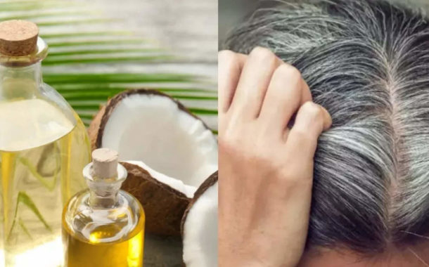 home remedies for grey hair, Grey Hair: വെളിച്ചെണ്ണയില്‍ ഇവ ചേര്‍ത്ത് ഉപയോഗിച്ച് നോക്കൂ! നരച്ചമുടി പമ്പ കടക്കും - how to use coconut oil for grey hair